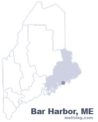 Bar Harbor Maine Map ME Living