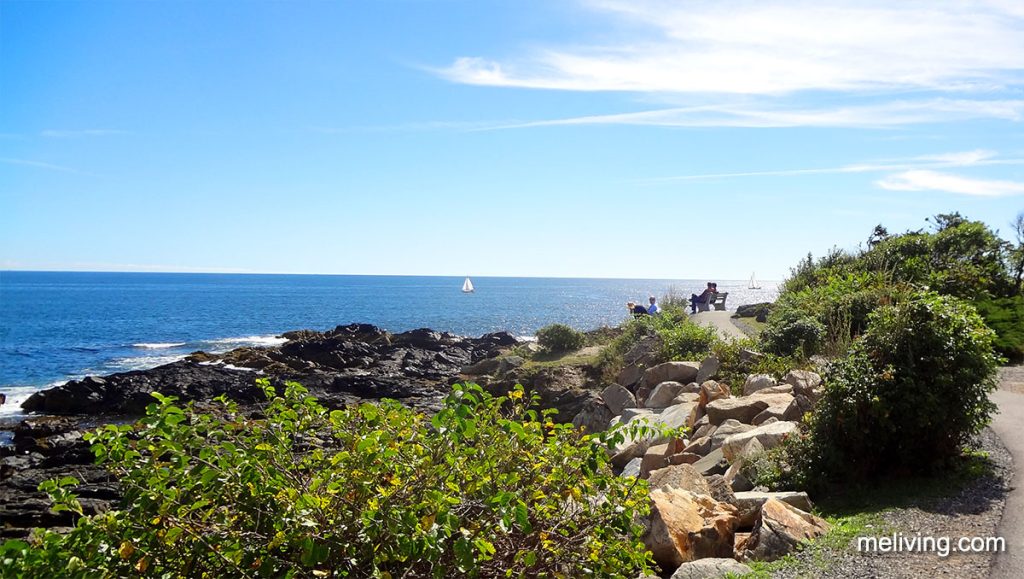 A view from Marginal Way in Ogunquit